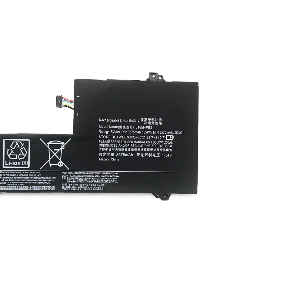 Фото 15,2 В 55 Вт L16C4PB2 L16M4PB2 L16L4PB2 Аккумулятор для ноутбука Lenovo IdeaPad 720S-14IKB V720-14 K42-80 Series №4