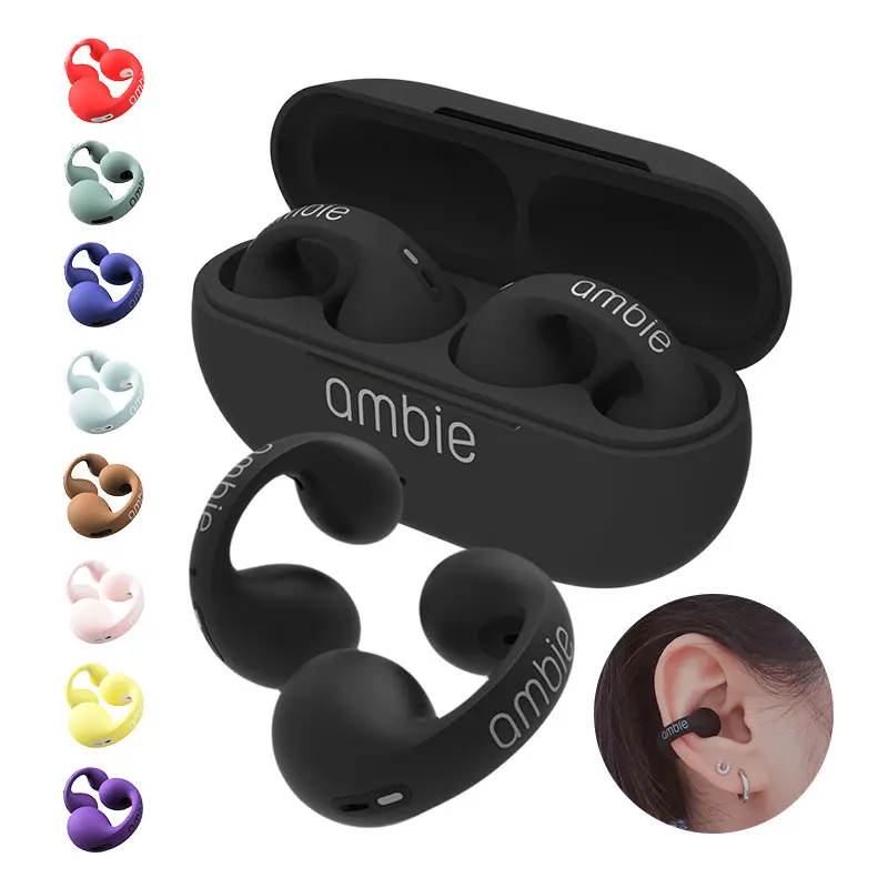 Улучшенная версия для наушников Ambie Sound, TWS наушники, Спортивные Беспроводные наушники, Bluetooth наушники, Спортивная гарнитура, не 1:1