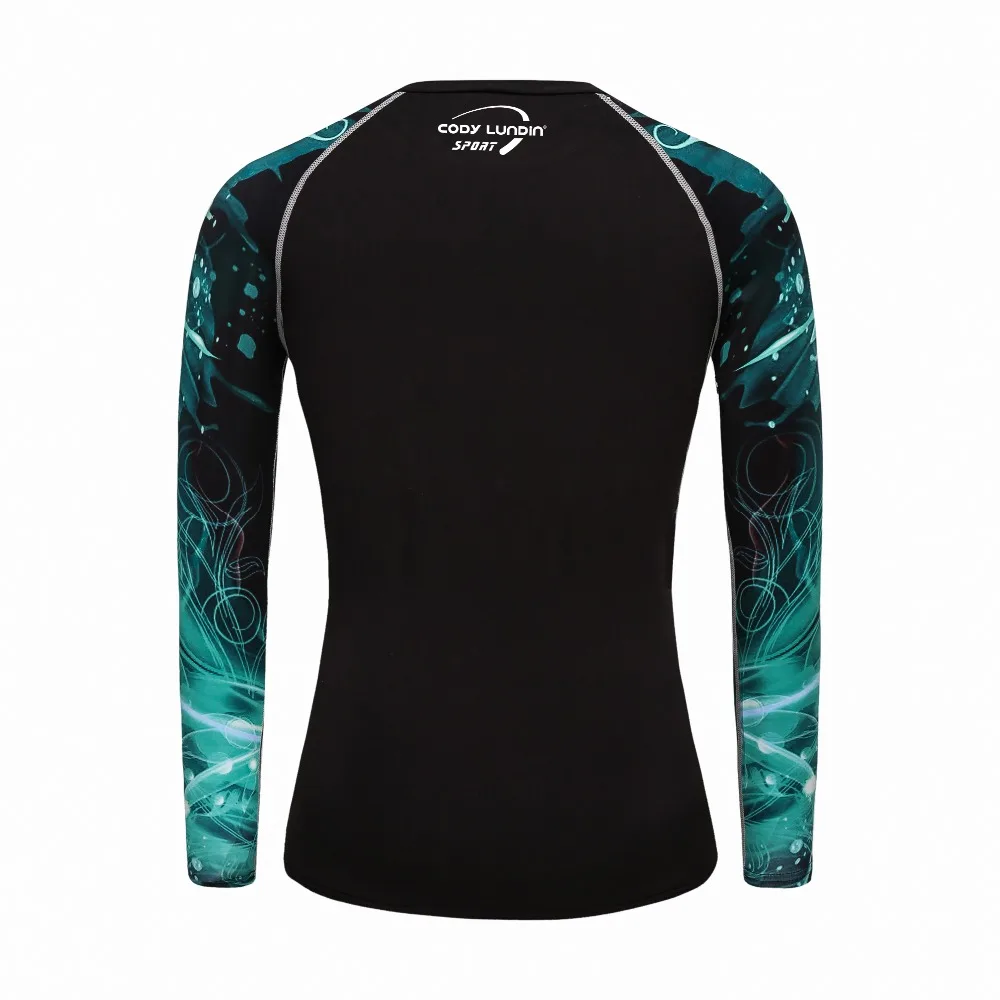 Фото Футболки MMA Rashguard для женщин, компрессионная футболка для смешанных боевых искусств, одежда для спортзала, топы Fitnee №3