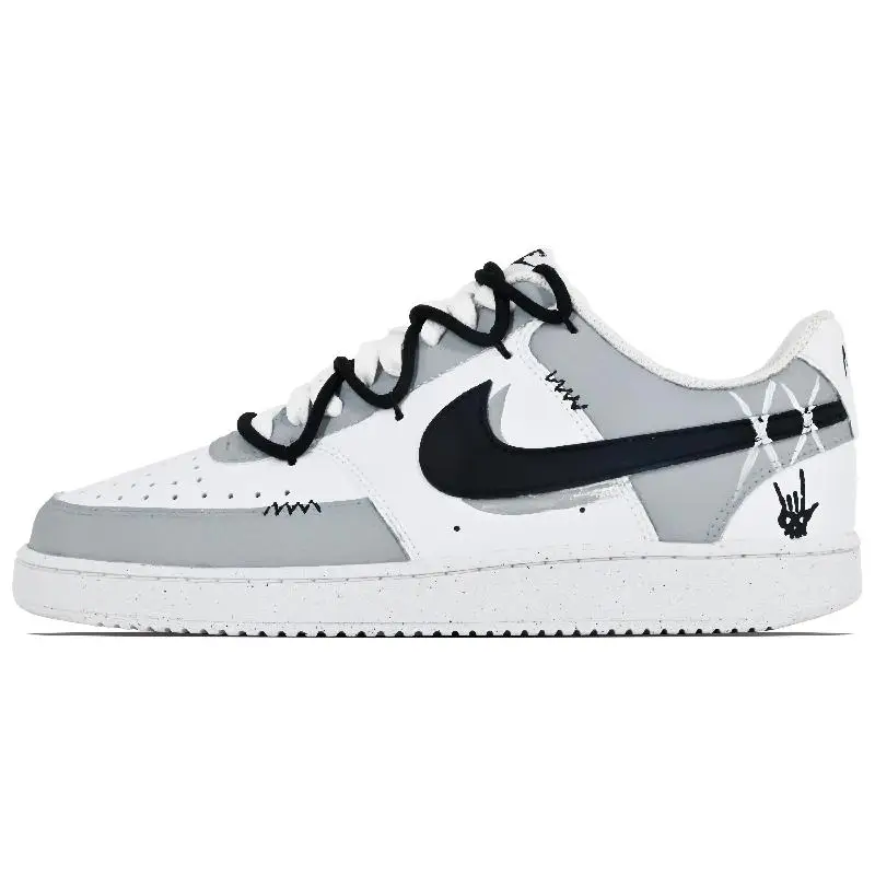 【Настроить】Nike Court Vision 1, обувь для скейтбординга, кроссовки унисекс, DH2987-101
