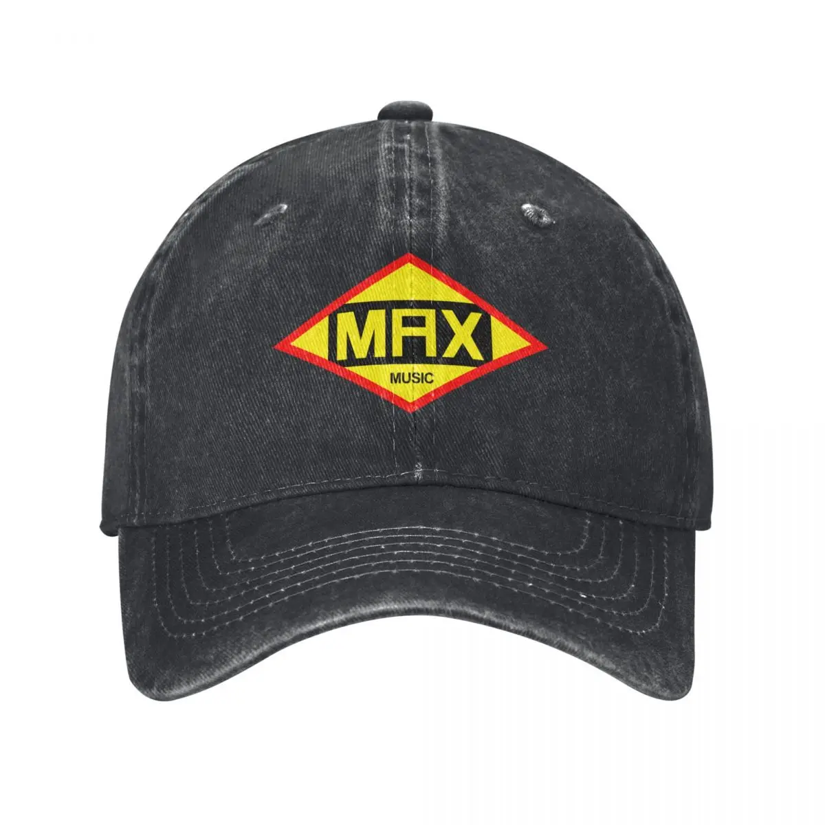 Фото Бейсболка Max с музыкальной надписью, забавная шапка Дерби, Кепка-тракер, винтажная Мужская и женская №2