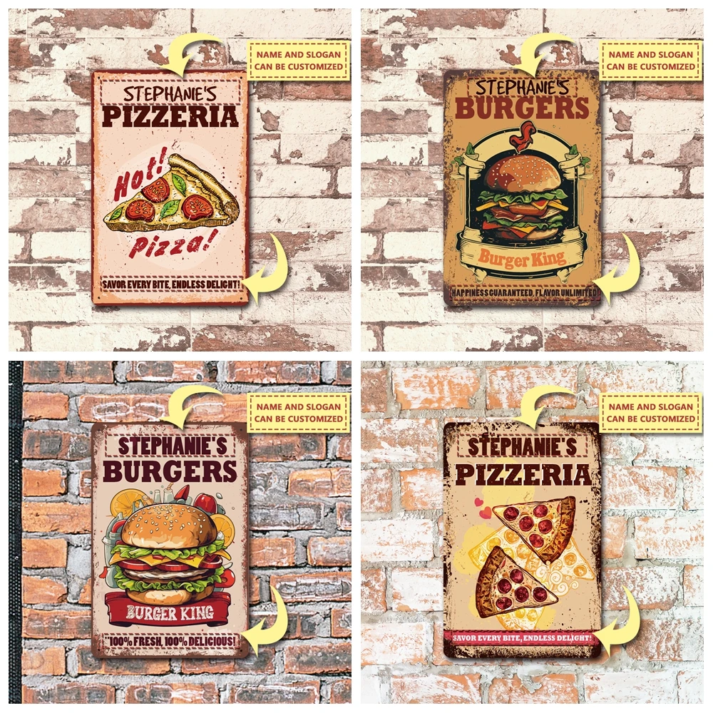 Фото 1 шт., металлические настенные таблички для кухни и столовой №5
