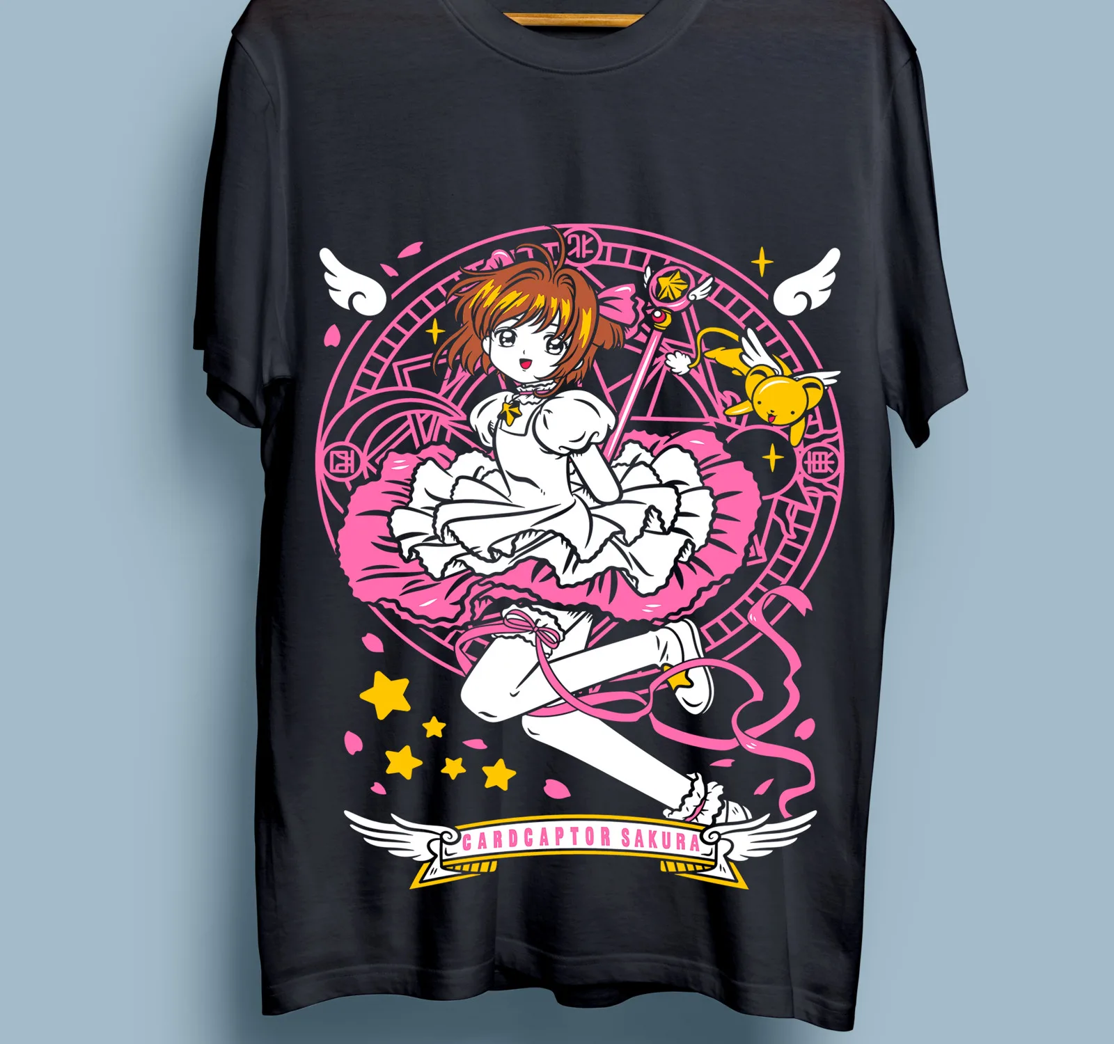 Футболка Cardcaptor Sakura Waifu Kero-Chan Kawaii Аниме Манга Подарочная рубашка все размеры