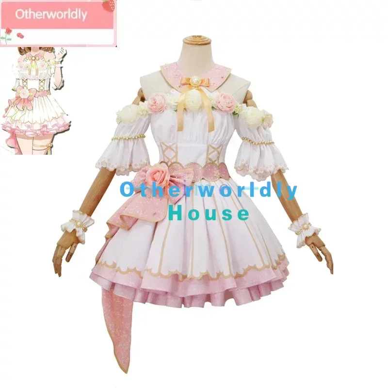 Игра Lovelive Цветочный Фестиваль Kousaka Хонока косплей костюм женское милое платье Прекрасный костюм Хэллоуин Карнавал без форм на заказ
