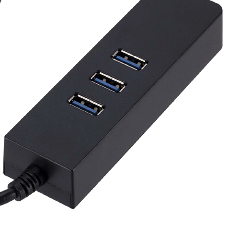 Фото USB 3.0 Gigabit Ethernet адаптер с 3 портами USB к Rj45 Lan сетевая карта для Mac Desktop №2