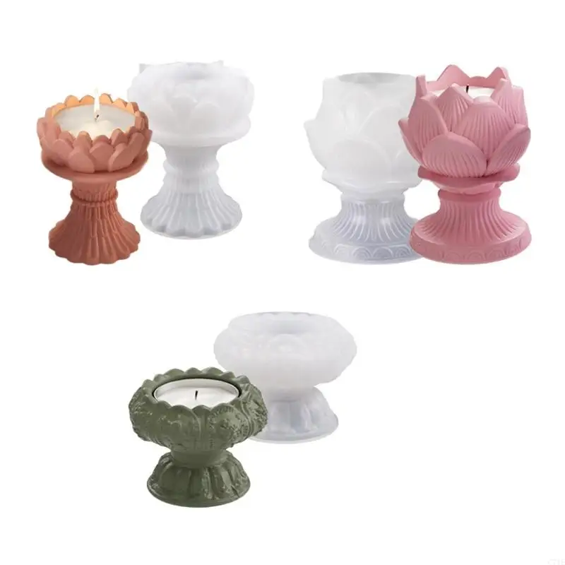 C71E Lotuses Holder Silicone Flom