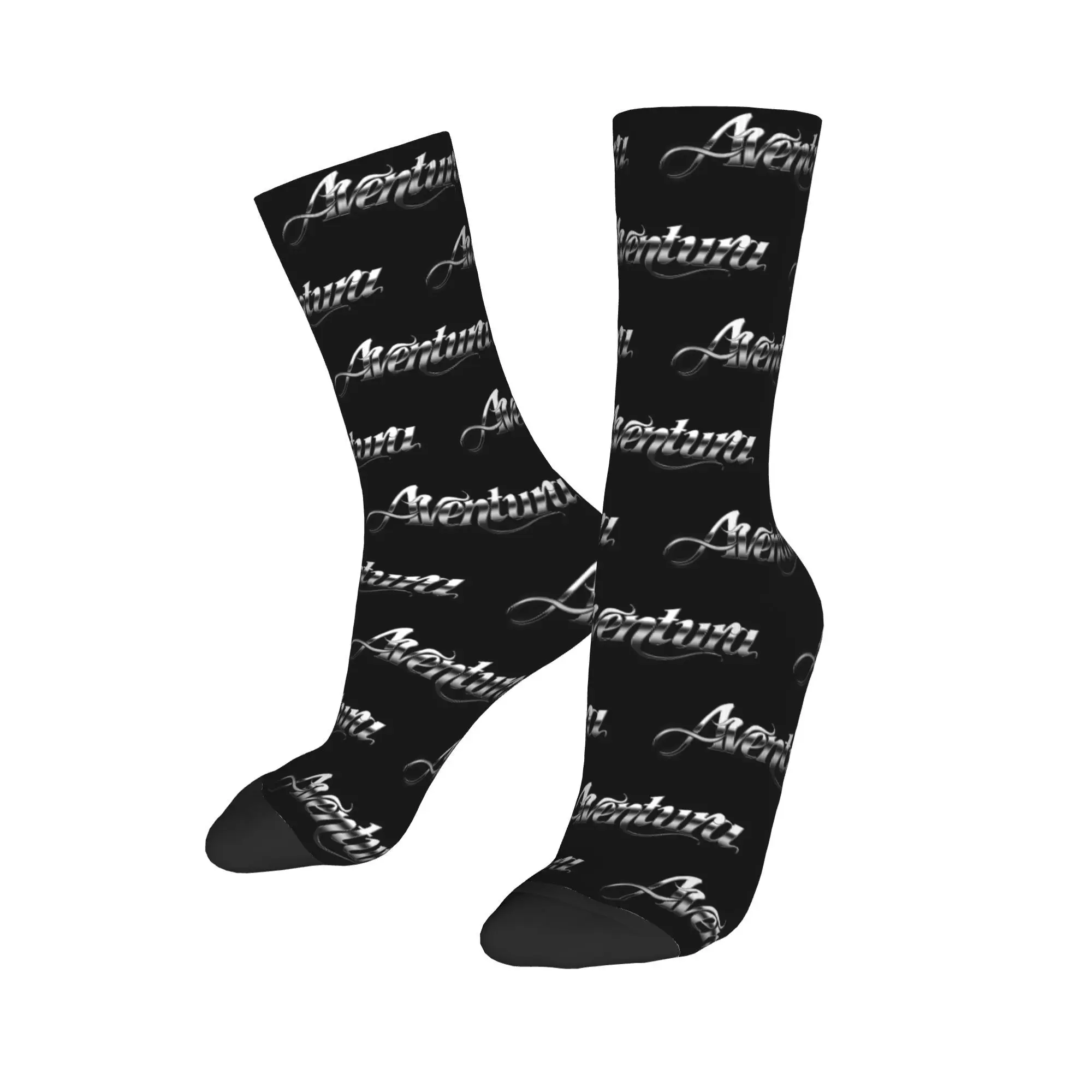 Забавные женские мужские короткие носки Aventura рок-группа логотип Merch супер мягкие Cerrando Ciclos Tour 2024 нескользящие носки
