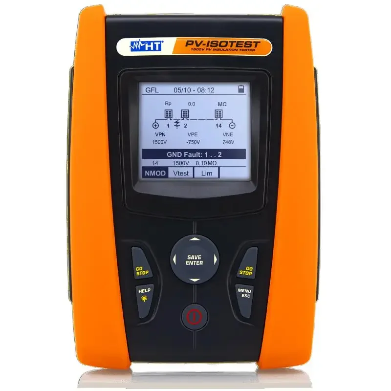 HT PV-ISOTEST 1500 В Тестер фотоэлектрической изоляции и непрерывности Функция GFL Фотоэлектрическая