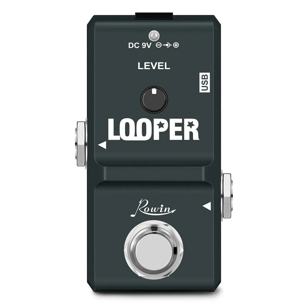 ROWIN LN-332 Looper гитарная педаль Nano Series педаль эффектов для электрогитары прочная педаль для бас-электрической гитары