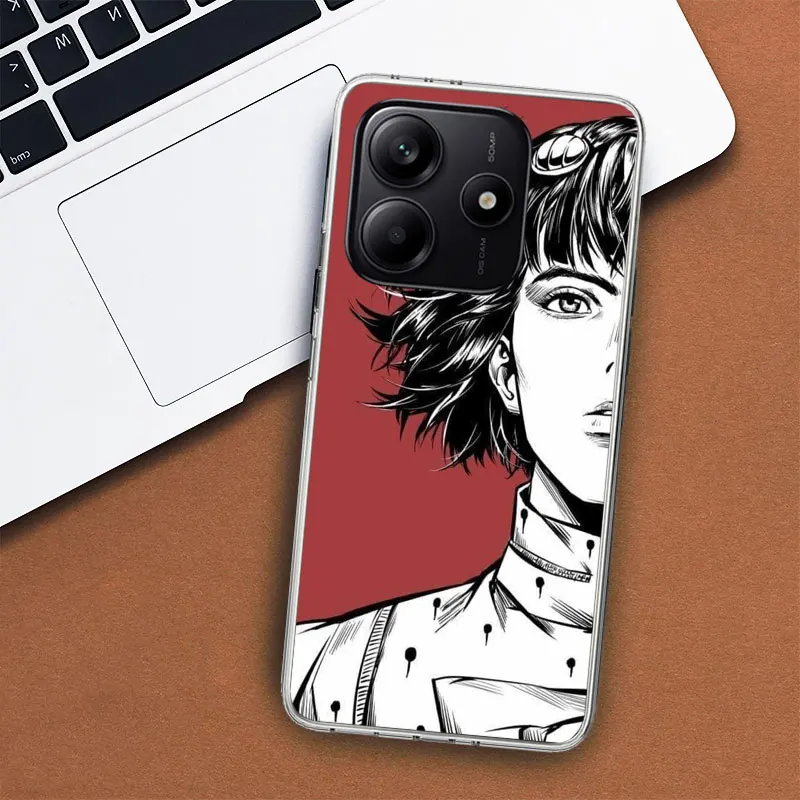 Фото Чехол для телефона JoJo Adventure Bruno Buccellati для Xiaomi Redmi Note 11S 12S 14S 11 12 13 14 Pro Plus 11T 11E 10S 10 9S 4G 5G Soft P №5