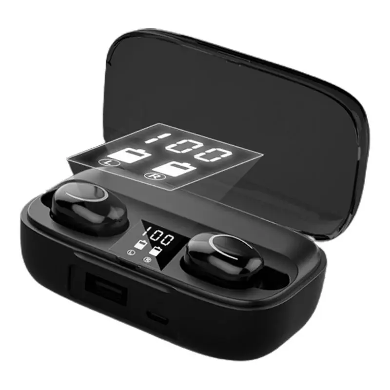 X10 Bluetooth 5,2 гарнитура частный режим цифровой дисплей с мобильной мощностью невидимые мини-наушники-вкладыши ключи M10 беспроводные наушники