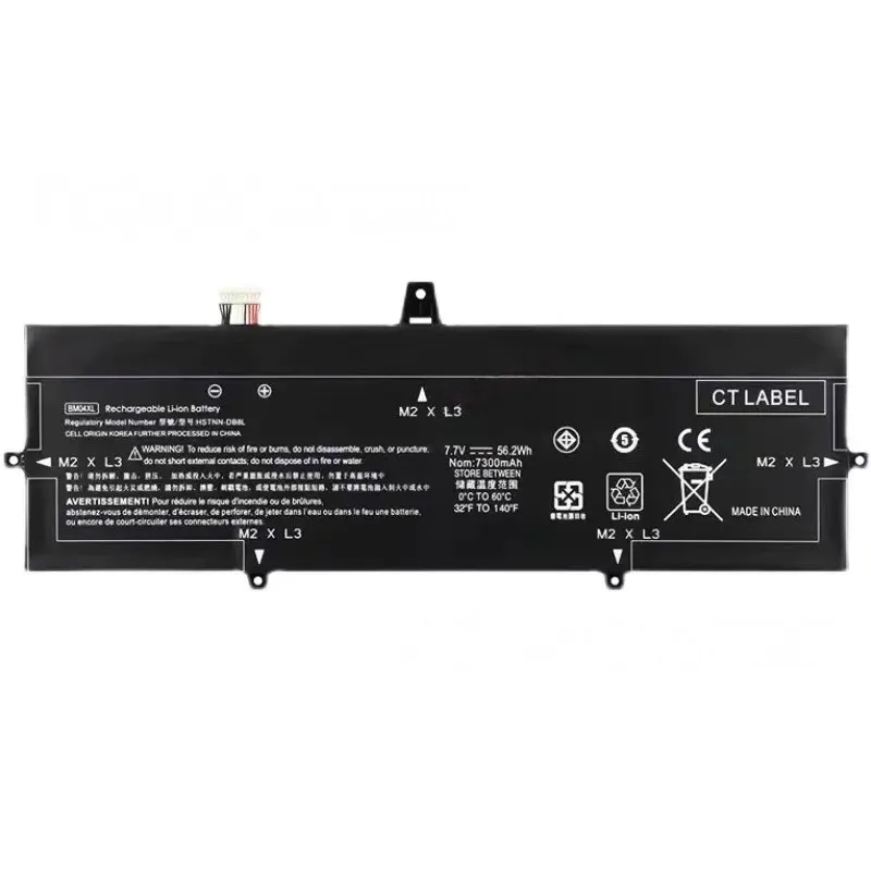 Фото HSTNN-DB8L аккумулятор для ноутбука hp EliteBook x360 1030 G4 G3 серии BM04XL L02031-241 L02478-855 7,7 В 56,2 Втч №3