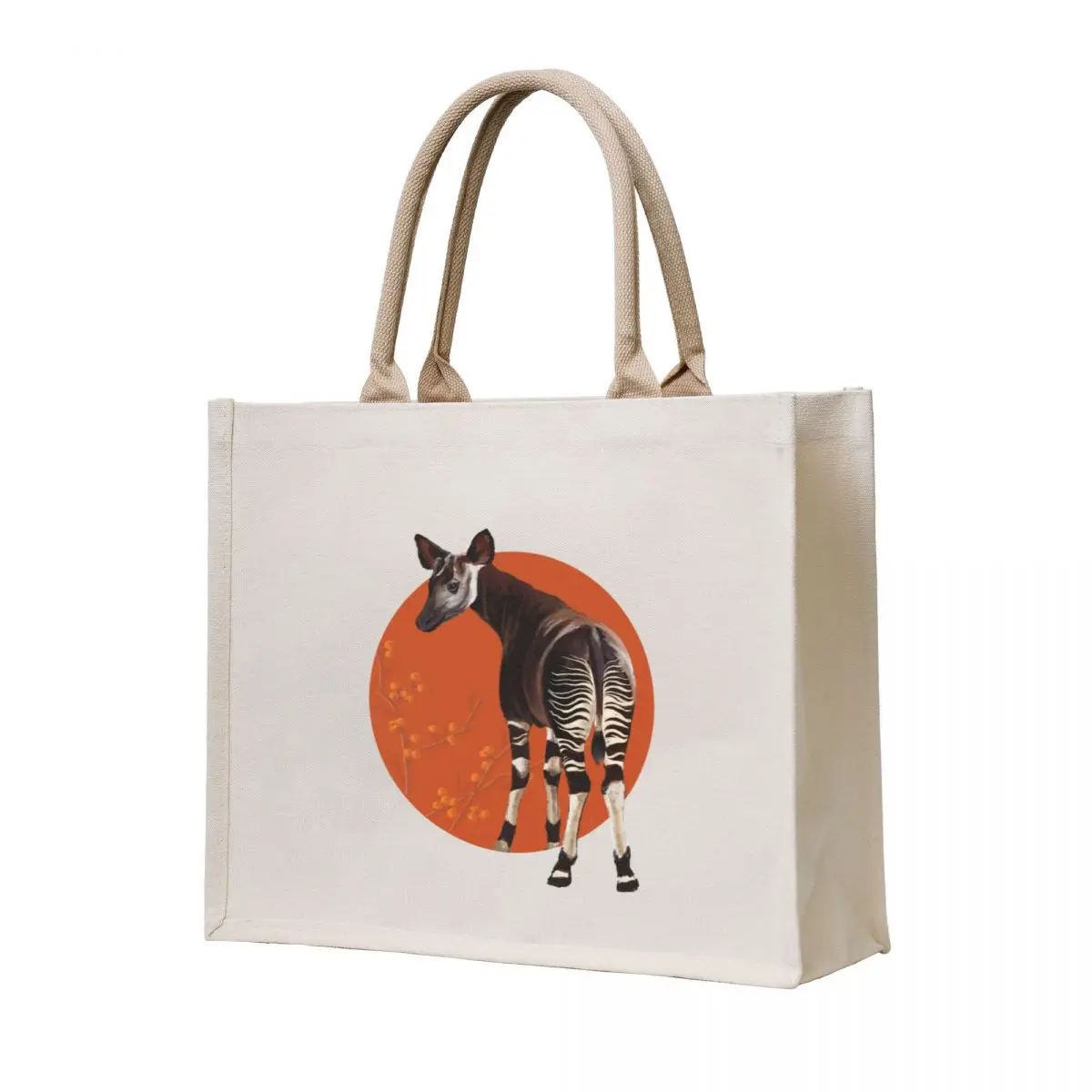 Сумка-тоут Okapi, складная многоразовая сумка, холщовая сумка