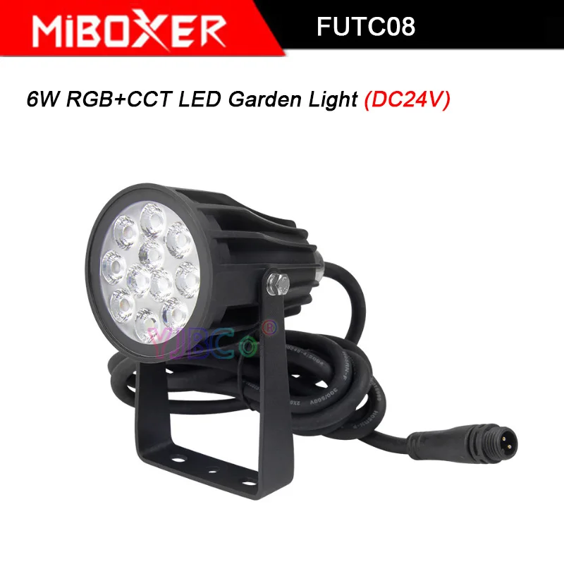 FUTC08 Miboxer DC 24 В 6 Вт RGB + CCT светодиодный Garden светильник IP66 водонепроницаемая лампа для газона Наружное освещение 2,4G RF дистанционное/Голосовое управление