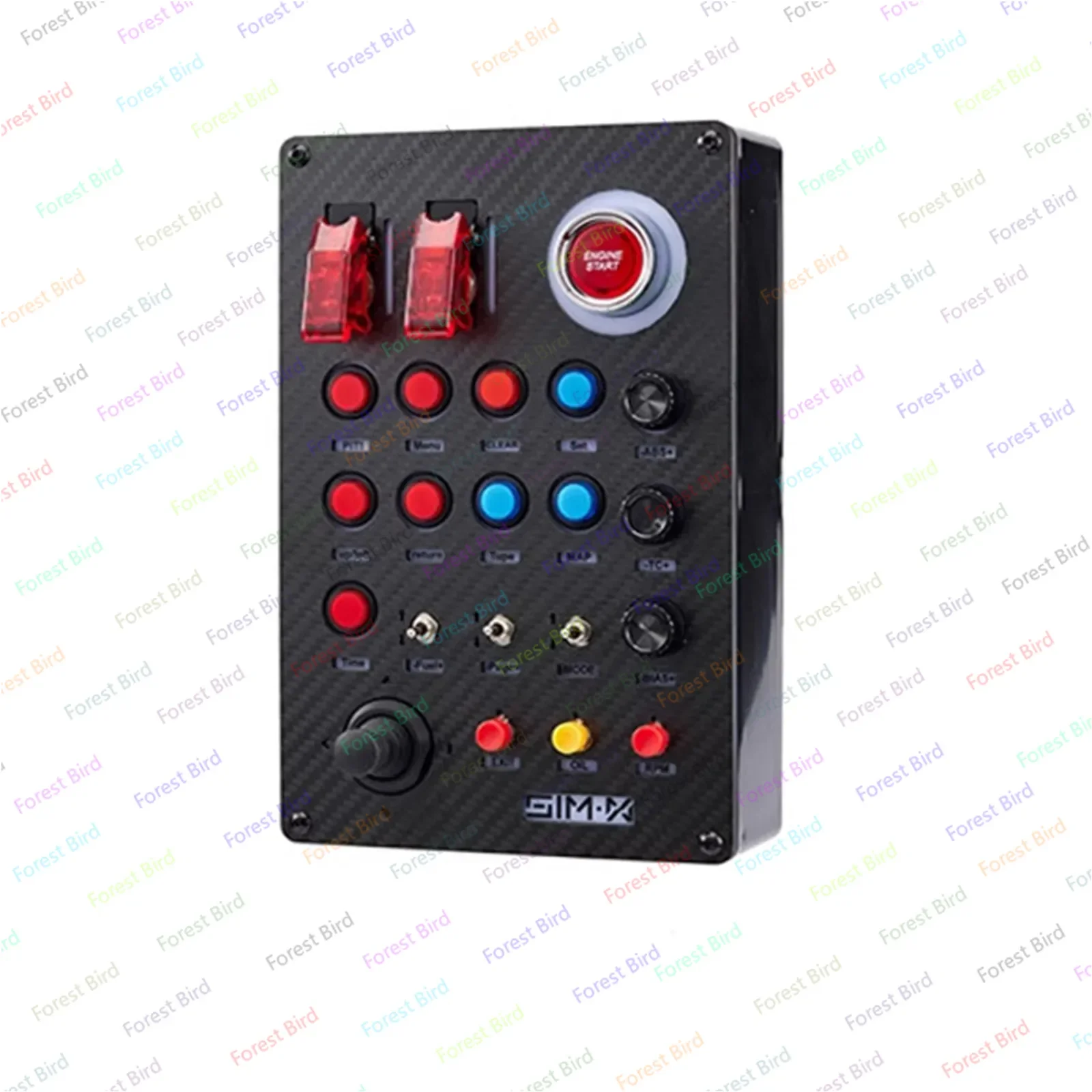 SIMDID Racing Simulation Control Box Контроллер Многофункциональная кнопка управления для центрального эмулятора Fanatec Thrustmaster