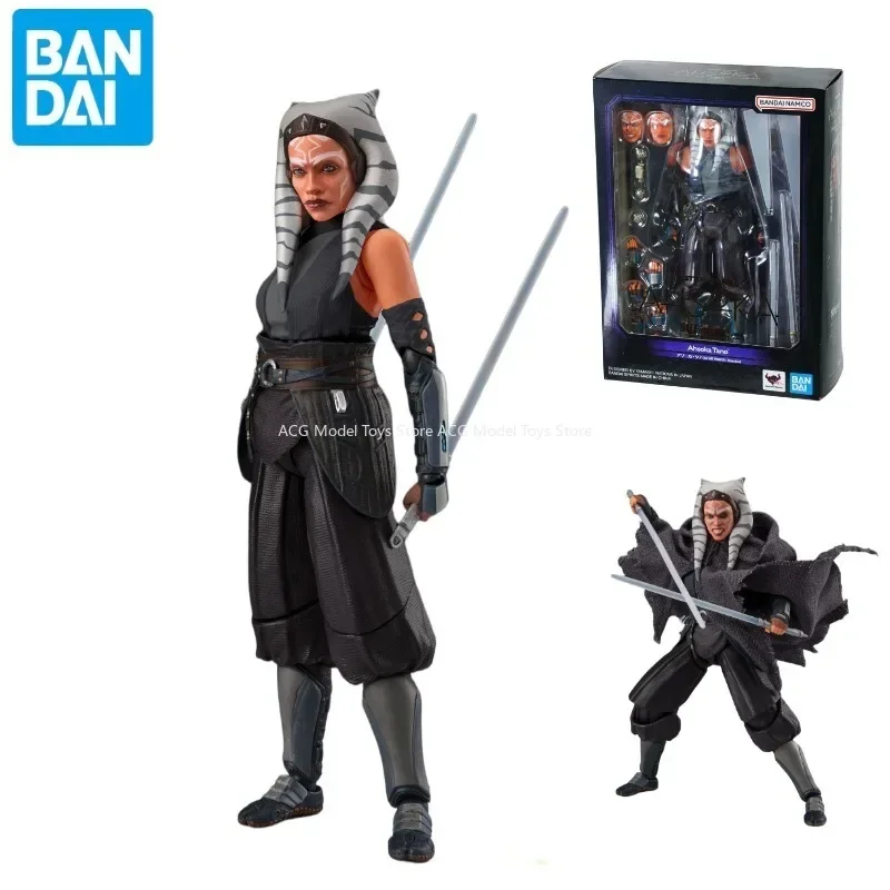 В наличии оригинальная фигурка Bandai S.H.Figuarts SHF Star Wars Ahsoka Tano, коллекция игрушек, модель в подарок