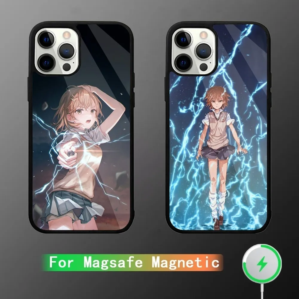 Определенный научный чехол для телефона Rail Gun Для iPhone 15,14,13,12,11,Plus,Pro,Max Mini Magsafe, магнитная Беспроводная зарядка