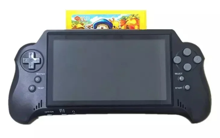 Фото B-M 4K HD ностальгическая игровая консоль портативный геймпад 7-дюймовый FC красный и белый портативный беспроводной контроллер встроенный 121-игр №3