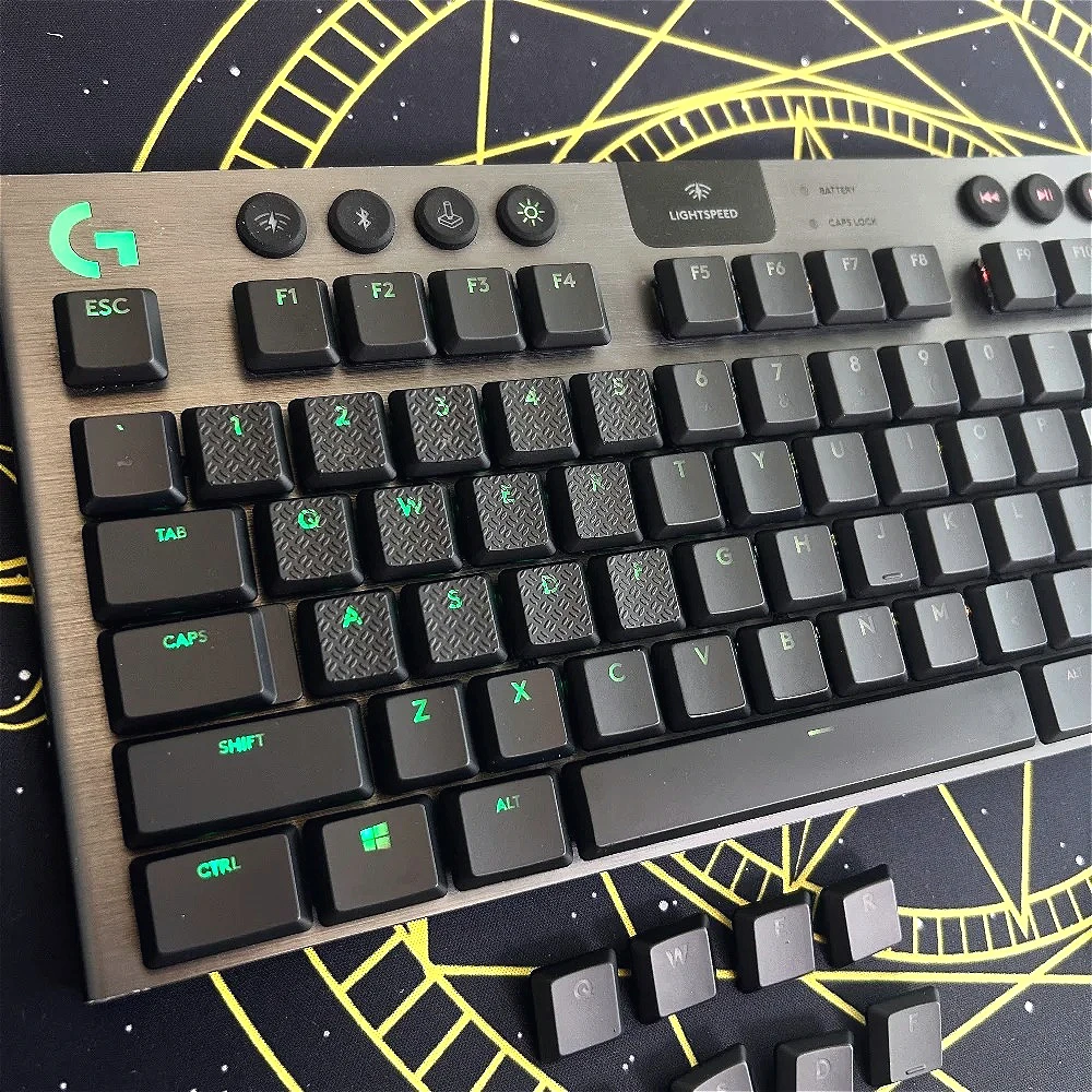 Для Logitech G915\G913\G815\G813\TKL87 Механическая клавиатура Нескользящая текстурированная замена (ASDW+ Направленные клавиши)/ (13 клавиш)