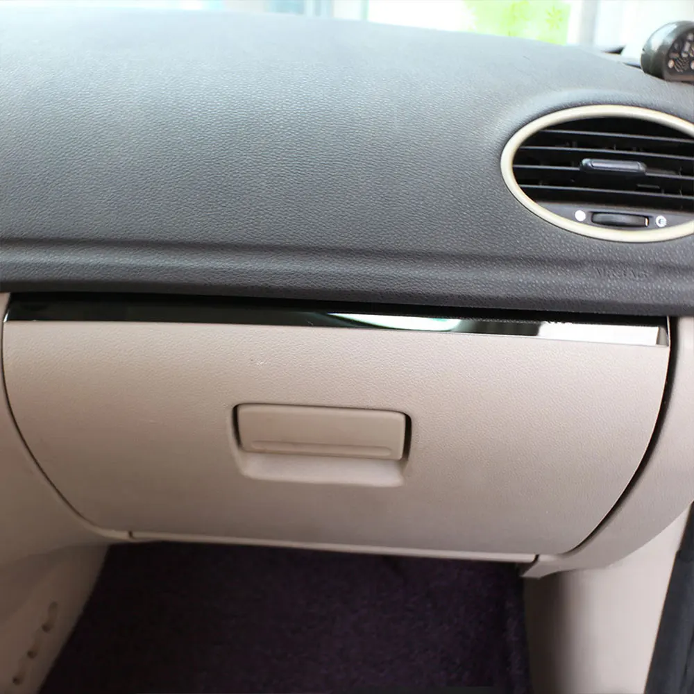 Фото Ford Focus 2 MK2 2005-2011 Декоративный автомобильный солнцезащитный козырек из нержавеющей стали для внутренних молдингов №2