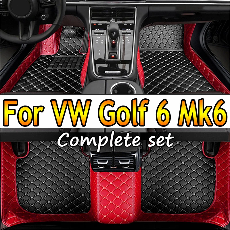 Автомобильный напольный коврик для VW Volkswagen Golf6 Golf 6 Mk6 5K 2009 ~ 2013, коврик для защиты от грязи, напольный коврик, коврики, автомобильные аксессуары, Vento Choice