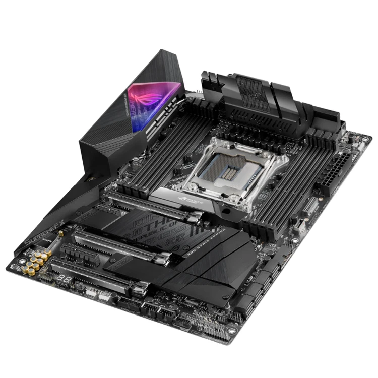 Фото ROG STRIX X299-E Игровая материнская плата GAMING II ATX (X299) LGA 2066, Wi-Fi 6 (802.11ax), 2,5 галлона LAN, 8X DIMM Макс. 256 ГБ №4