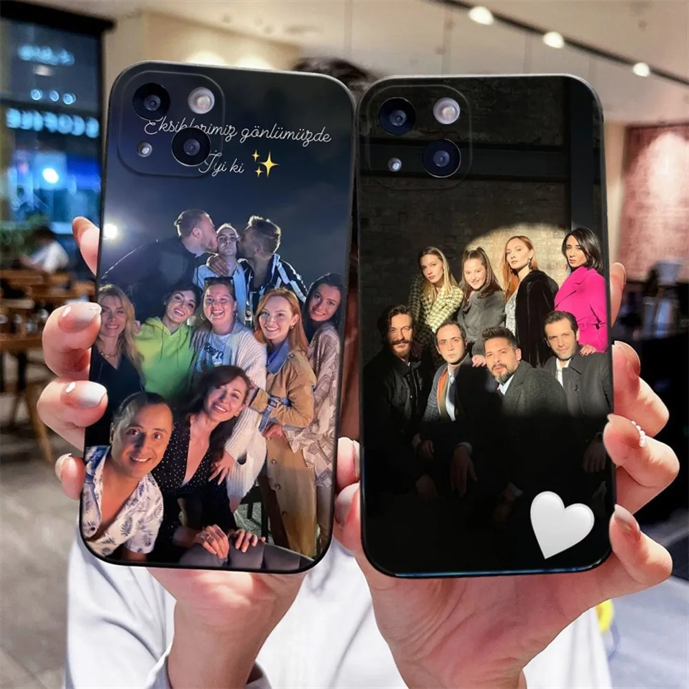 Чехол для телефона TV Sen Cal K-Kapimi для iPhone 14,13,12 Mini 11 Pro XR,X,XS,MAX 6S,7,8 Plus, силиконовый мягкий черный Чехол