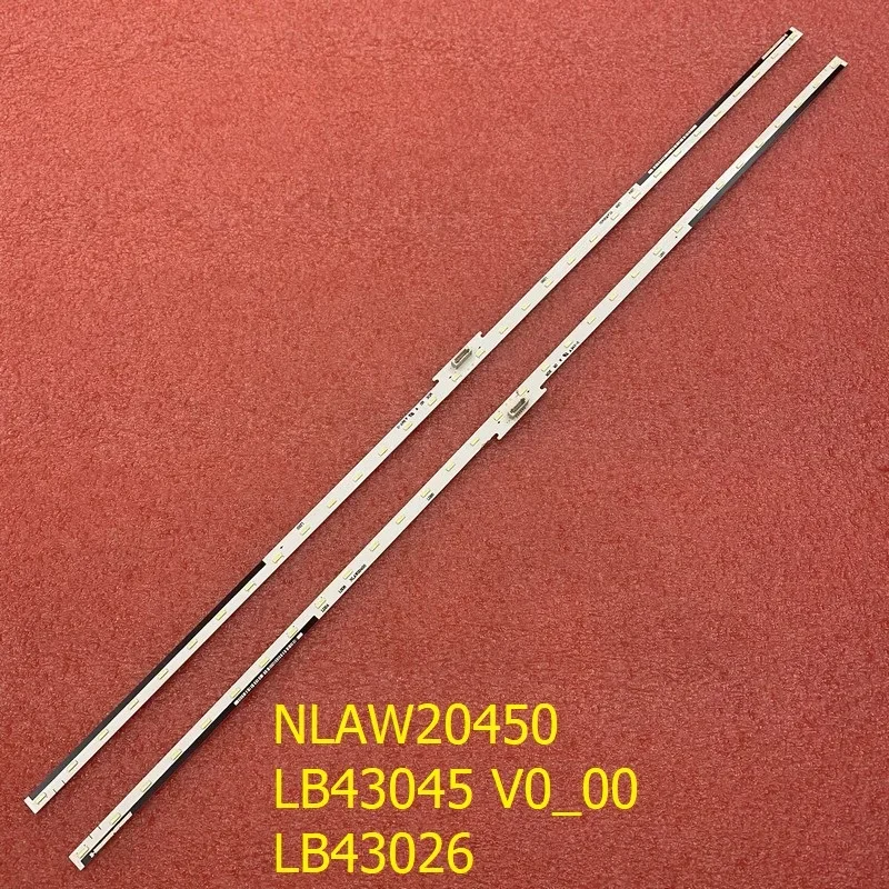 Светодиодная лента(2) для SONY KD-43XF7077 4-595-780 KD43XF7077 4-595-780 KD43XE8005 KD43X7053 KD43XE7005 KD43XG8096 KDL43WE753