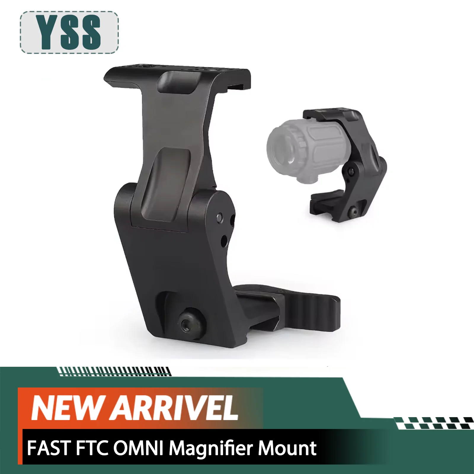 Тактическое крепление для лупы Unity FAST FTC OMNI с рычагом Fast QD для EOTech Holosun SIG Trijicon Vortex