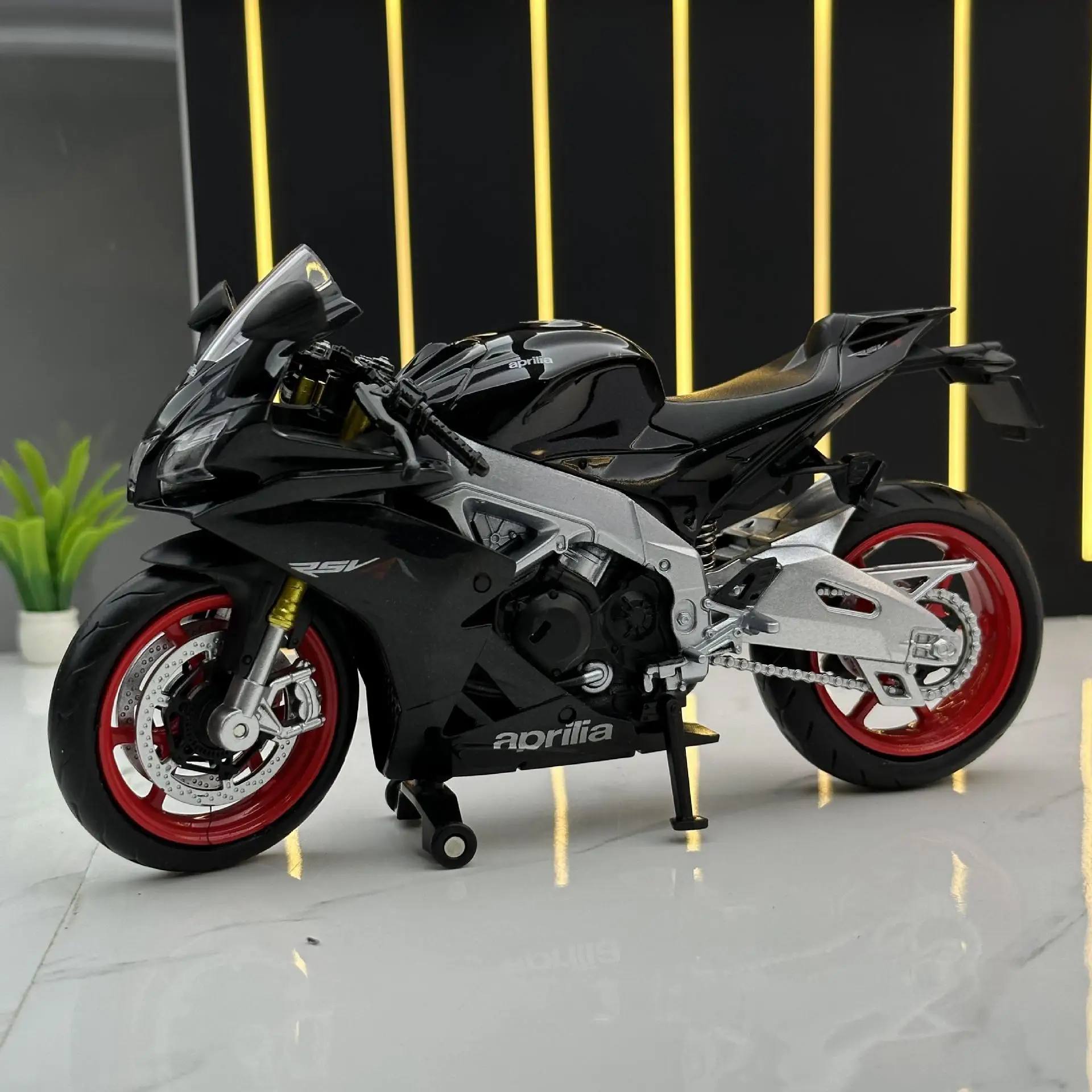 1:12 Aprilia RSV4 RR1000, модель мотоцикла из сплава, автомобильный мотоцикл Shork-Absor ber, внедорожный автоцикл, коллекция игрушек в подарок