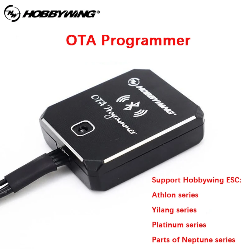 НОВЫЙ Bluetooth-модуль Hobbywing OTA Programmer для Xerun Ezrun Platinum Seaking, бесщеточный ESC для радиоуправляемого автомобиля, лодки, аксессуары для дронов.