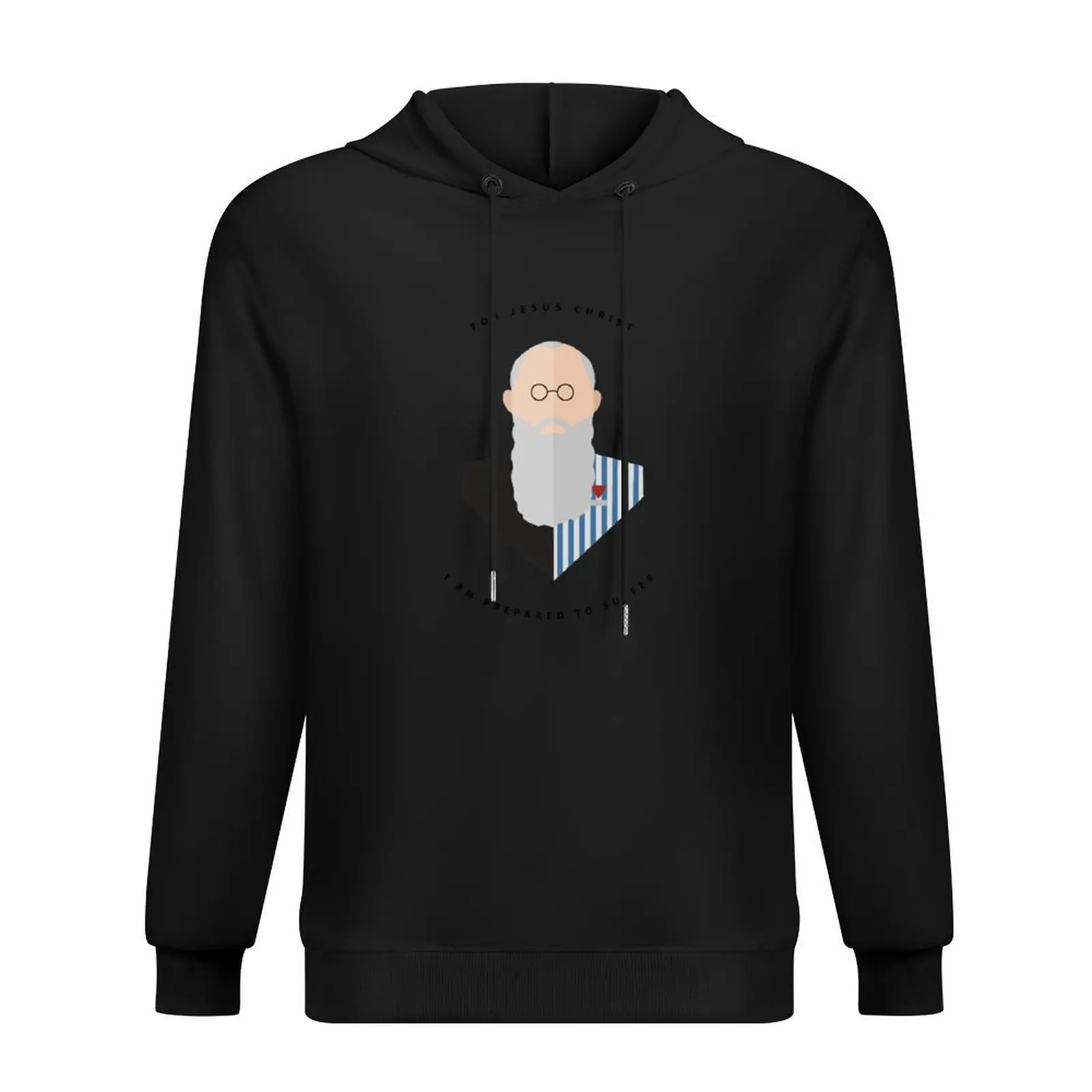 Maximilian Kolbe Толстовка мужская одежда корейский стиль одежда мужская толстовка аниме одежда мужские толстовки
