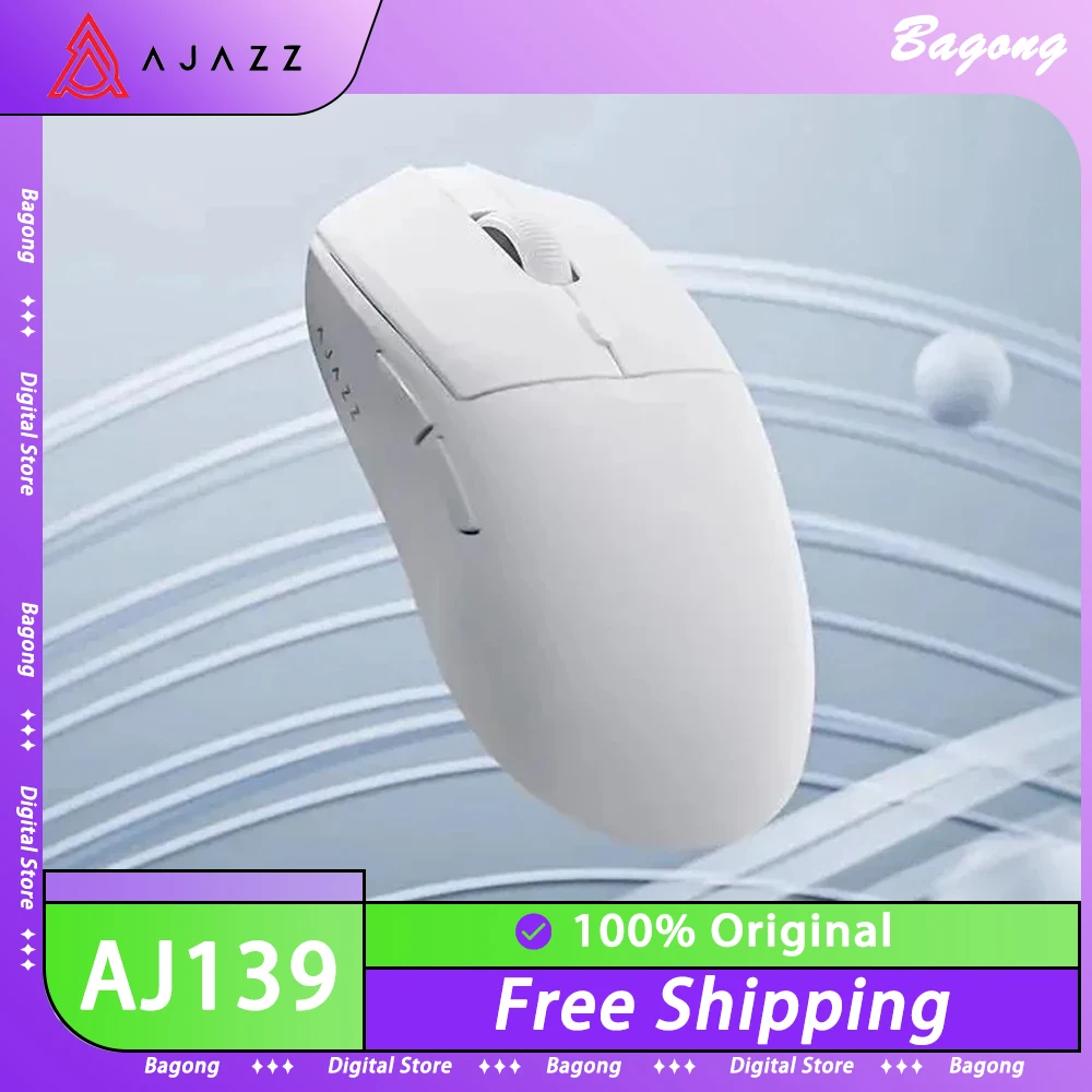 Беспроводная игровая мышь Ajazz AJ139 Pro, 4K, PAW3395, 52840 кадров/с