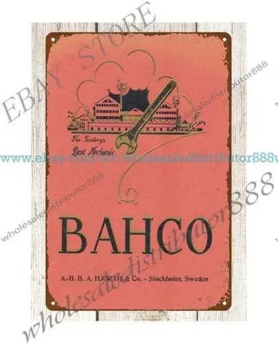 Настенное искусство для дома и кухни на открытом воздухе, инструменты Bahco 1961, мастерская, механик, металлическая жестяная вывеска