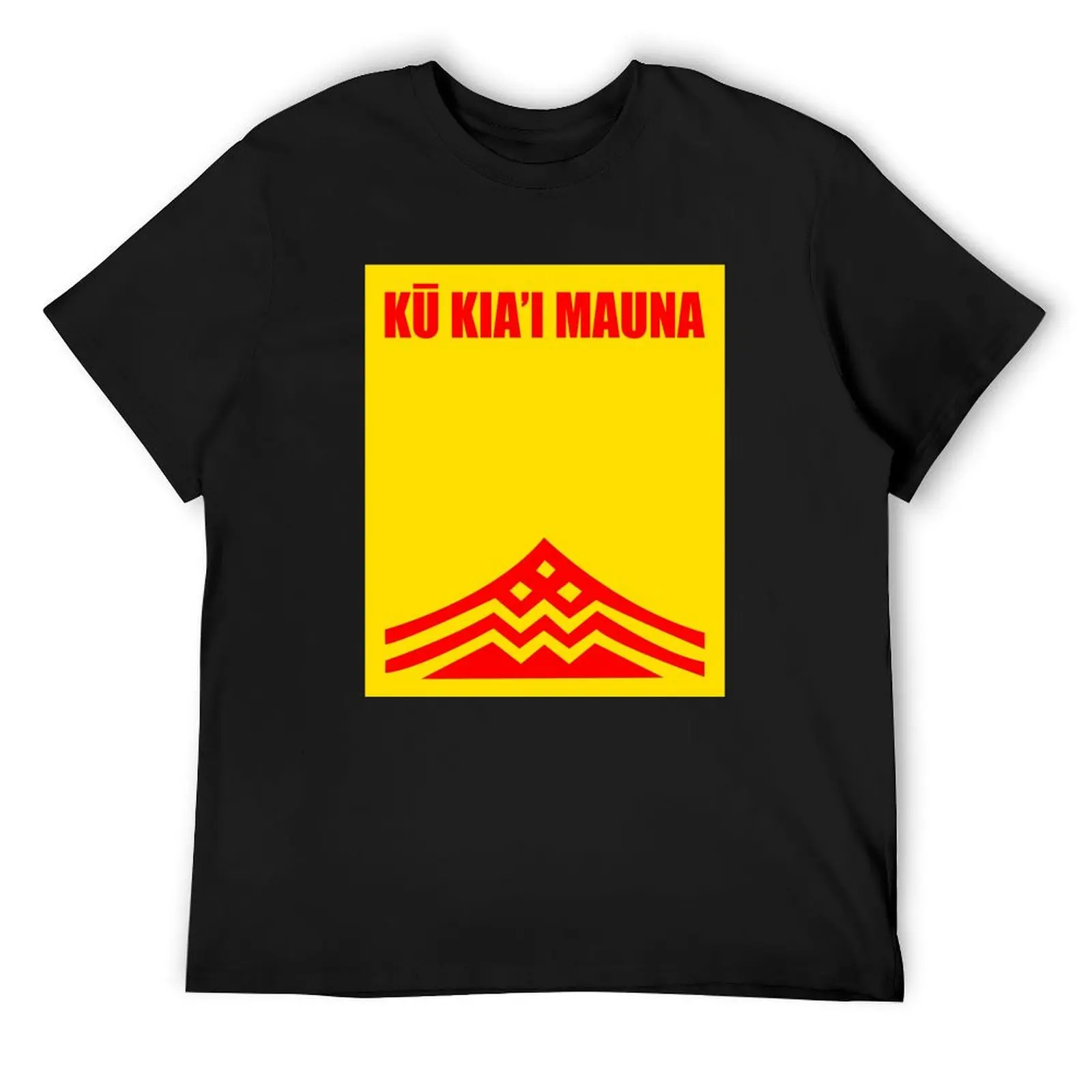 Kupuna Flag Ku Kiai Mauna Shirt Protect Defend Kanaka Maoli Kea Stop TMT Футболка с короткими рукавами и графикой Мужская футболка