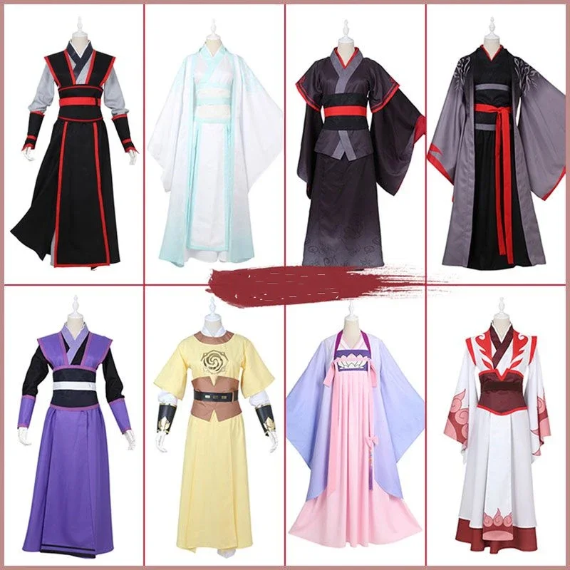 Фото Костюм для косплея из аниме «дао МО то Ши Вэй усян»/Lan Wangji/Jiang Cheng/Jiang Yanli Grandmaster of Demonic Culture №2