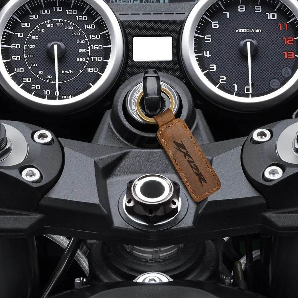 Для Kawasaki ZX12R ZX-12R брелок для ключей мотоцикла брелок для ключей из воловьей кожи (art.: 3920cb192ea58) - 3920cb192ea58