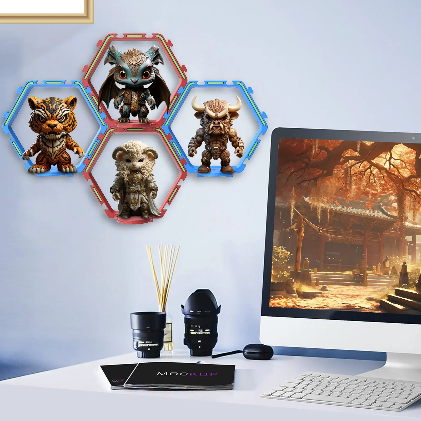 14-канальные подставки для фигурок Funko POP, для органайзеров и украшений, коллекционные дисплеи, свечение в ночное время