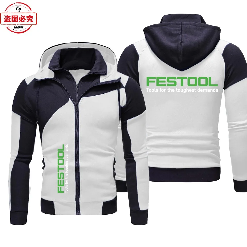 Рабочая одежда с логотипом Festool, мужская весенне-осенняя верхняя повседневная толстовка с капюшоном, свитер на молнии, групповая одежда