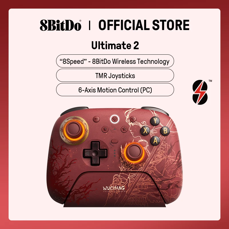 Беспроводной игровой контроллер 8BitDo Ultimate 2 для ПК и Android с джойстиками TMR и контролем движения — WUCHANG: Fallen Feathers