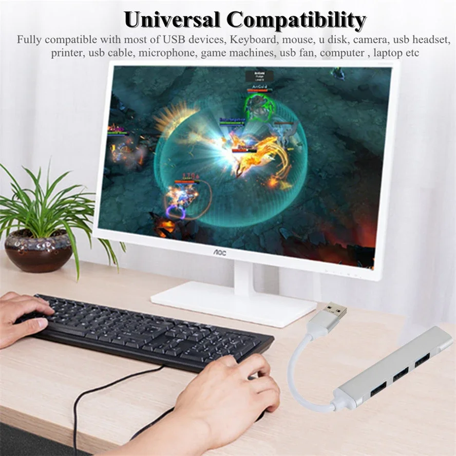 Фото USB 2,0/Высокоскоростной разветвитель для компьютера №4