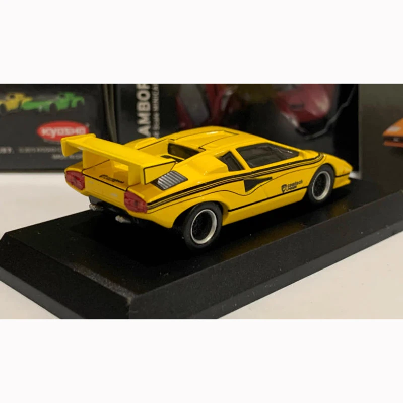 Фото KYOSHO 1:64 Countach LP 500R модель автомобиля из сплава для взрослых, классическая коллекция, статический дисплей, орнамент, подарок №2