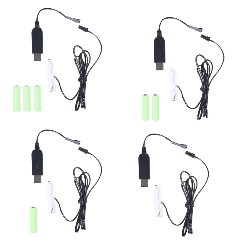 ADWE USB источник питания AA аккумулятор для дистанционного управления дроном, светодиодные лампы, игрушки