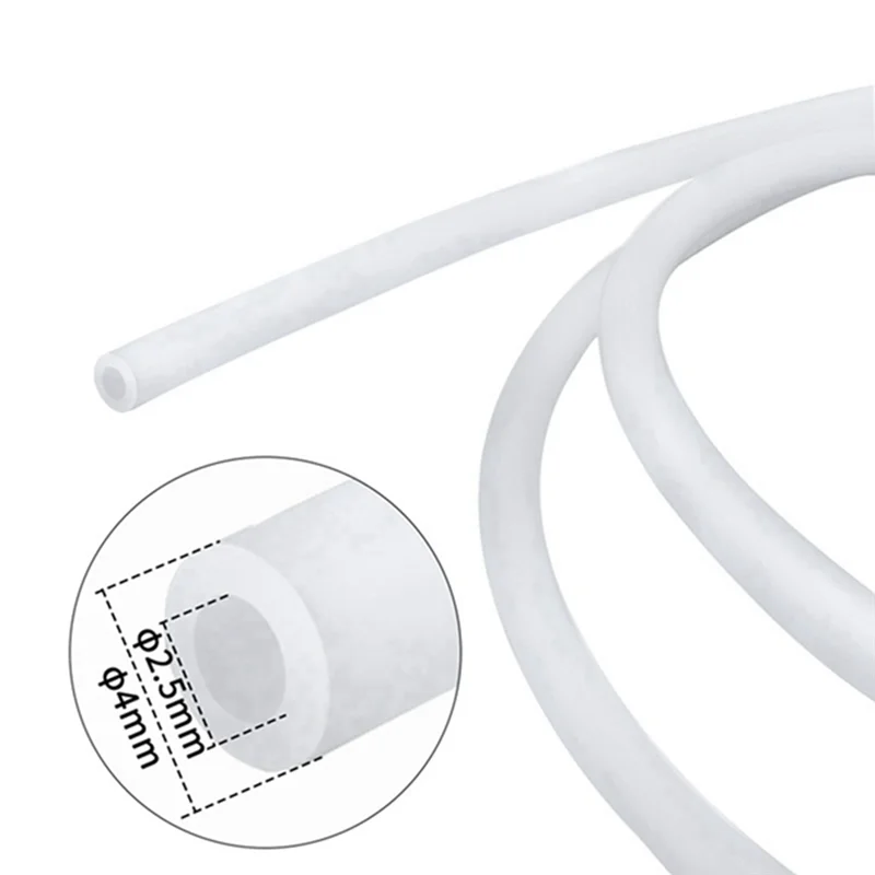 Для Bambu Lab 2M PTFE-трубка Для 3D-принтера Для P1P, AMS, A1 Mini Teflonto Труба ID 2,5 мм, наружный диаметр 4 мм Для нити 1,75 мм (art.: 3920d077a1000) - 3920d077a1000