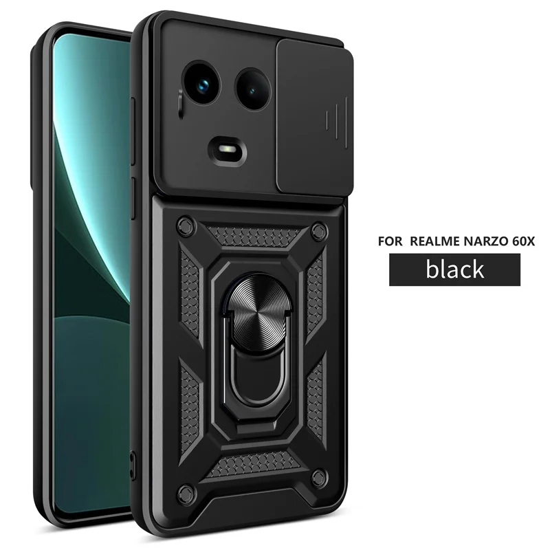 Защитный чехол для Realme Narzo 60x для фотоаппарата с фотообъективом для OPPO Realme Narzo 60x