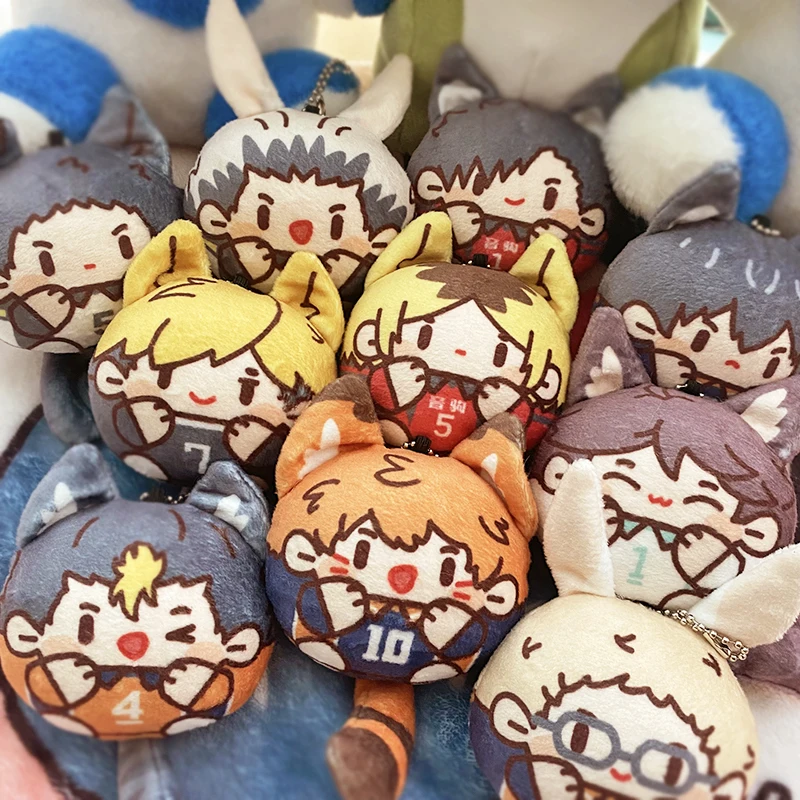 Аниме Haikyuu! Брелок для косплея кавайные пищалки хлопковые пушистые куклы талисманы дисплей мягкие игрушки кулон висюн Хэллоуин Рождественский подарок