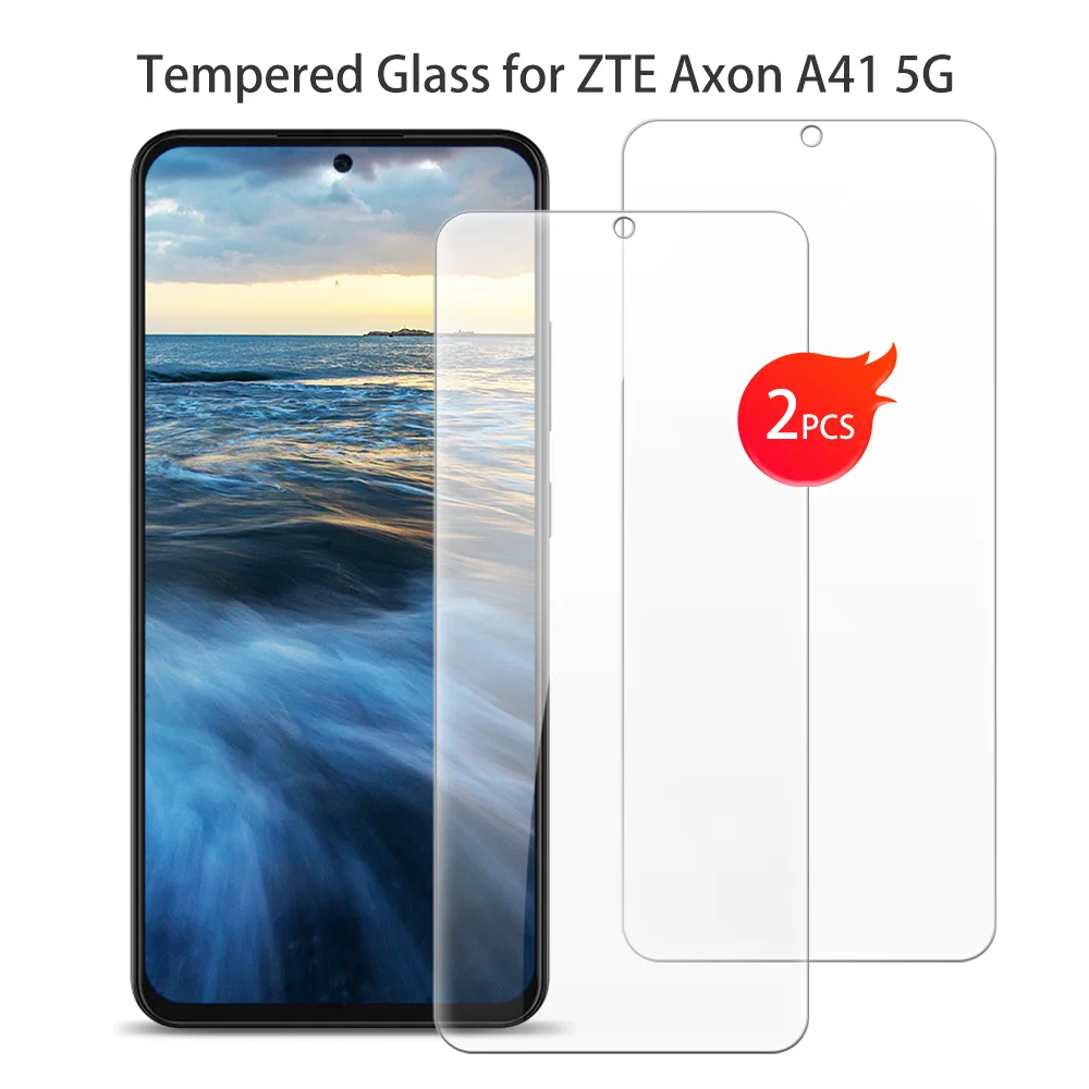 Для ZTE Axon A41 5G закаленное стекло, Защитная пленка для ZTE Axon A41 5G 6,67 дюймов, Защитная пленка для экрана смартфона