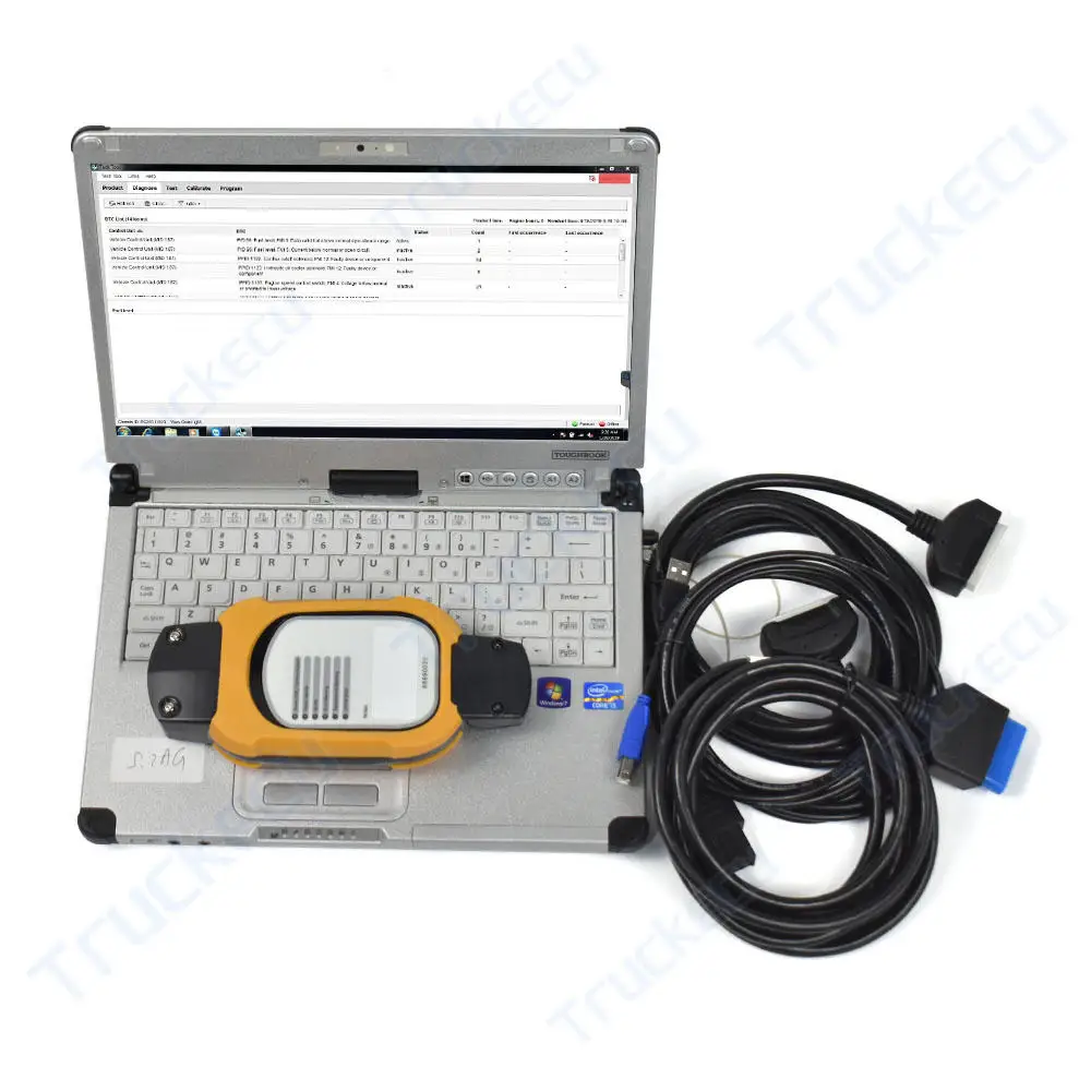 vcads 88890180 88890020 диагностический интерфейс Pk Vocom 88890300 vocom2 строительный диагностический инструмент для экскаватора грузовика + ноутбук c2