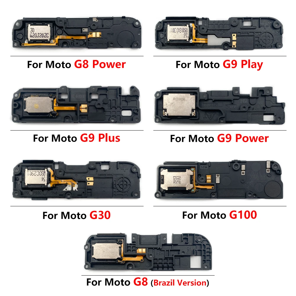 Фото Гибкий Динамик для Motorola Moto G5S G7 E7 G8 G9 Play Plus Power G10 G30 G100, 5 шт. №2