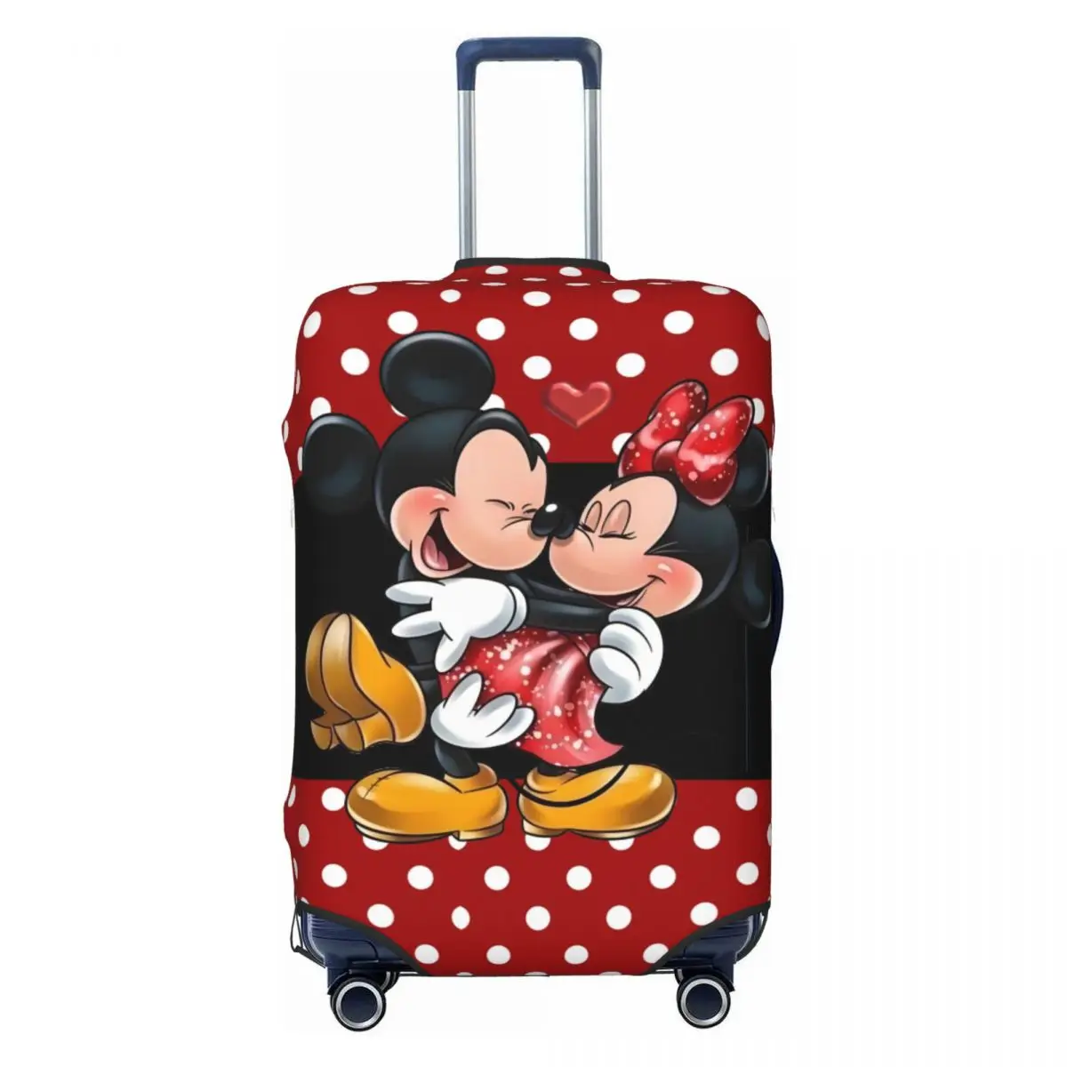 Изготовленный на заказ чехол для чемодана Minine Mouse, пыленепроницаемый, заполненный с любовью, защитные чехлы для багажа для 18-32 дюймов Аксессуары для путешествий